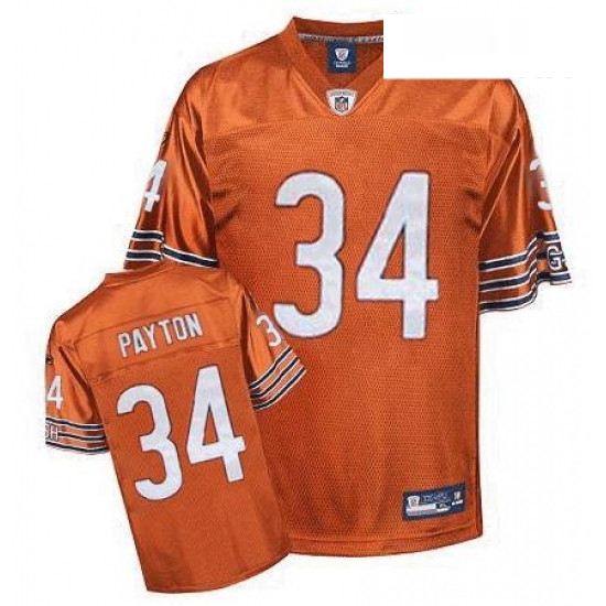 Youth Reebok Chicago Bears 34 Walter Payton Orange Replica Throwback NFL Jersey Youth Reebok Chicago Bears 34 Walter Payton Orange Replica Throwback NFL Jersey