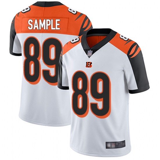 Bengals 89 Drew Sample White Men Stitched Football Vapor Untouchable Limited Jersey Bengals 89 Drew Sample White Men Stitched Football Vapor Untouchable Limited Jersey