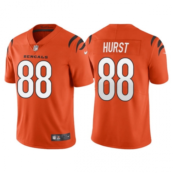 Men Cincinnati Bengals 88 Hayden Hurst Orange Vapor Untouchable Limited Stitched Jersey Men Cincinnati Bengals 88 Hayden Hurst Orange Vapor Untouchable Limited Stitched Jersey