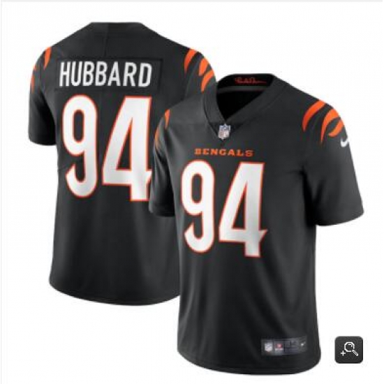 Men Cincinnati Bengals #94 Sam Hubbard 2021 Black Vapor Untouchable Limited Stitched NFL Jersey Men Cincinnati Bengals #94 Sam Hubbard 2021 Black Vapor Untouchable Limited Stitched NFL Jersey