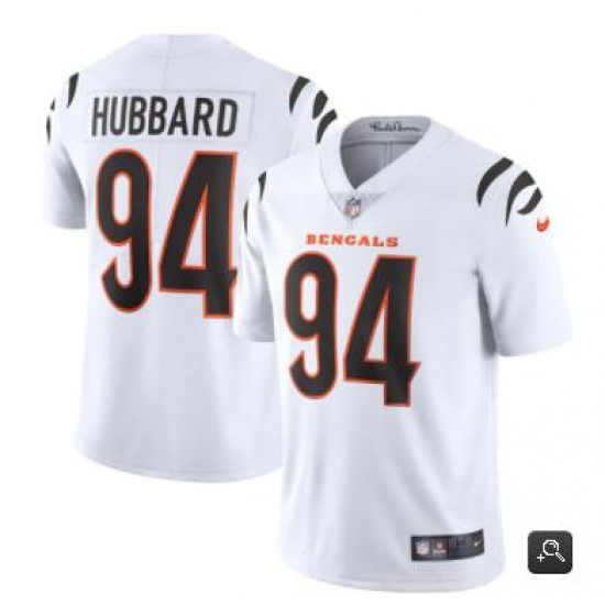 Men Cincinnati Bengals #94 Sam Hubbard 2021 White Vapor Untouchable Limited Stitched NFL Jersey Men Cincinnati Bengals #94 Sam Hubbard 2021 White Vapor Untouchable Limited Stitched NFL Jersey