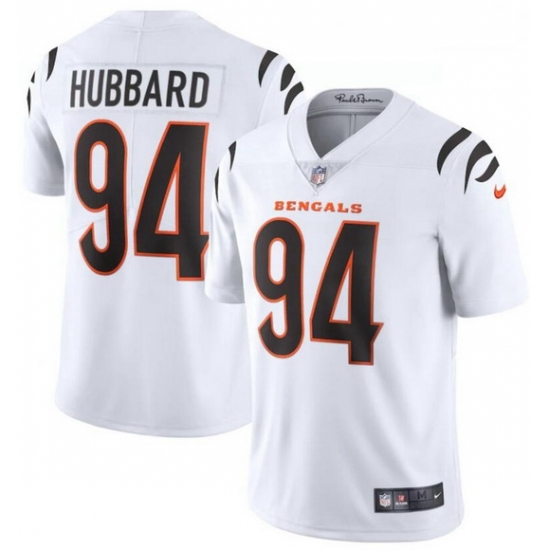 Men Nike Cincinnati Bengals 94 Sam Hubbard White Vapor Limited Jersey Men Nike Cincinnati Bengals 94 Sam Hubbard White Vapor Limited Jersey