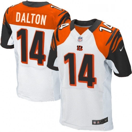 Mens Nike Cincinnati Bengals 14 Andy Dalton Elite White NFL Jersey Mens Nike Cincinnati Bengals 14 Andy Dalton Elite White NFL Jersey