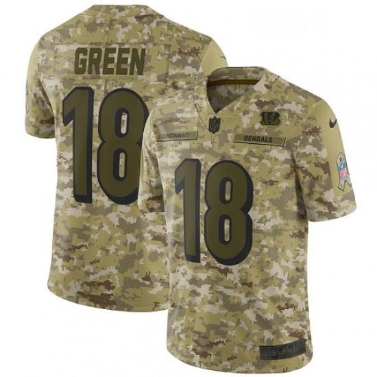 Mens Nike Cincinnati Bengals 18 AJ Green Limited Camo 2018 Salute to Service NFL Jersey Mens Nike Cincinnati Bengals 18 AJ Green Limited Camo 2018 Salute to Service NFL Jersey