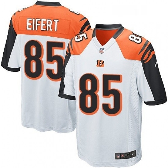 Mens Nike Cincinnati Bengals 85 Tyler Eifert Game White NFL Jersey Mens Nike Cincinnati Bengals 85 Tyler Eifert Game White NFL Jersey