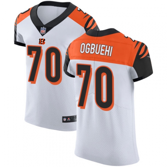 Nike Bengals #70 Cedric Ogbuehi White Mens Stitched NFL Vapor Untouchable Elite Jersey Nike Bengals #70 Cedric Ogbuehi White Mens Stitched NFL Vapor Untouchable Elite Jersey