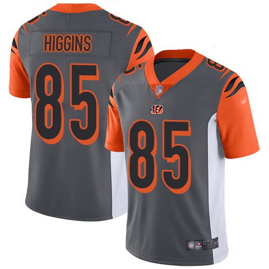 Nike Bengals 85 Tee Higgins Silver Men Stitched NFL Limited Inverted Legend Jersey Nike Bengals 85 Tee Higgins Silver Men Stitched NFL Limited Inverted Legend Jersey