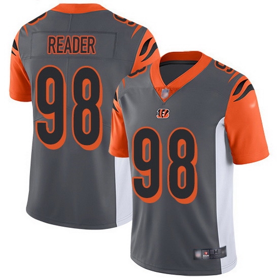 Nike Bengals 98 D J Reader Silver Men Stitched NFL Limited Inverted Legend Jersey Nike Bengals 98 D J Reader Silver Men Stitched NFL Limited Inverted Legend Jersey