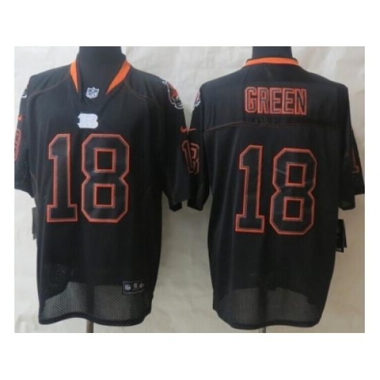 Nike Cincinnati Bengals 18 A.J. Green Black Elite Light Out NFL Jersey Nike Cincinnati Bengals 18 A.J. Green Black Elite Light Out NFL Jersey
