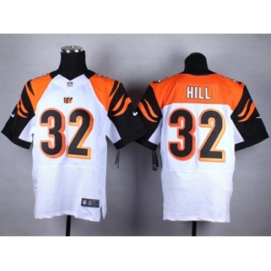Nike Cincinnati Bengals 32 Jeremy Hill White Elite NFL Jersey Nike Cincinnati Bengals 32 Jeremy Hill White Elite NFL Jersey