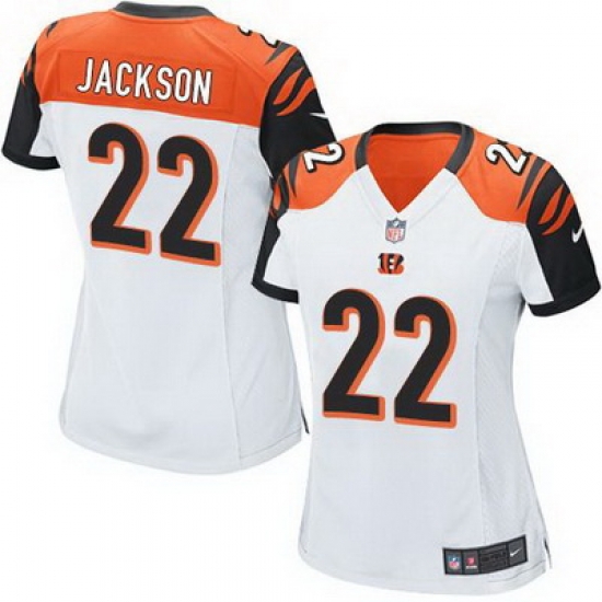 Nike Bengals #22 William Jackson White Womens Stitched NFL Elite Jersey Nike Bengals #22 William Jackson White Womens Stitched NFL Elite Jersey