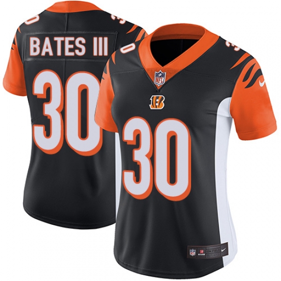 Nike Bengals #30 Jessie Bates III Black Team Color Womens Stitched NFL Vapor Untouchable Limited Jersey Nike Bengals #30 Jessie Bates III Black Team Color Womens Stitched NFL Vapor Untouchable Limited Jersey