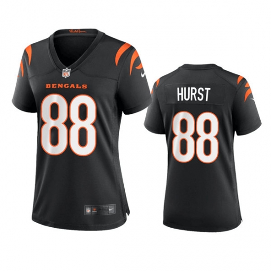 Women Cincinnati Bengals 88 Hayden Hurst Black Stitched Game Jersey Women Cincinnati Bengals 88 Hayden Hurst Black Stitched Game Jersey