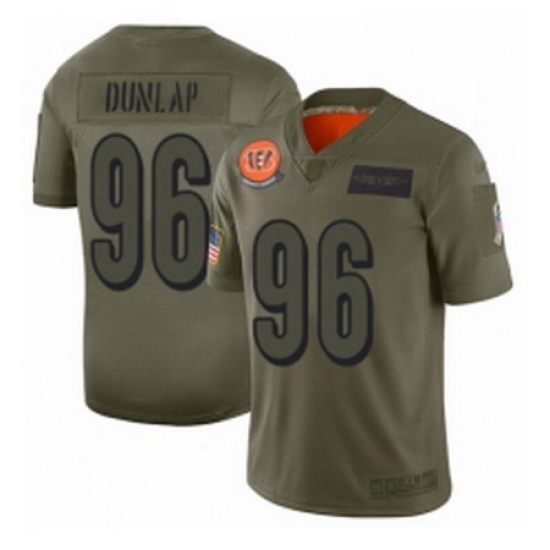 Womens Cincinnati Bengals 96 Carlos Dunlap Limited Camo 2019 Salute to Service Football Jersey Womens Cincinnati Bengals 96 Carlos Dunlap Limited Camo 2019 Salute to Service Football Jersey