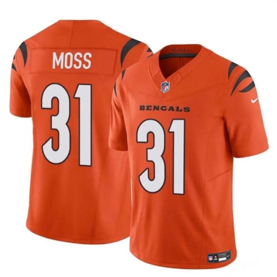 Youth Cincinnati Bengals 31 Zack Moss Orange 2024 F U S E Vapor Untouchable Limited Jersey Youth Cincinnati Bengals 31 Zack Moss Orange 2024 F U S E Vapor Untouchable Limited Jersey