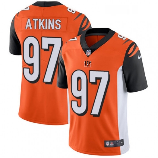 Youth Nike Cincinnati Bengals 97 Geno Atkins Vapor Untouchable Limited Orange Alternate NFL Jersey Youth Nike Cincinnati Bengals 97 Geno Atkins Vapor Untouchable Limited Orange Alternate NFL Jersey