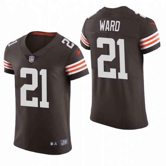 Cleveland Browns 21 Denzel Ward Nike Men Brwon Team Color Men Stitched NFL 2020 Vapor Untouchable Elite Jersey Cleveland Browns 21 Denzel Ward Nike Men Brwon Team Color Men Stitched NFL 2020 Vapor Untouchable Elite Jersey