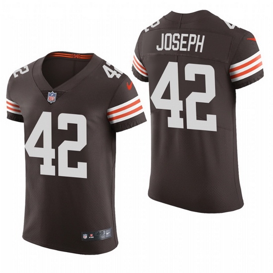 Cleveland Browns 42 Karl Joseph Nike Men Brwon Team Color Men Stitched NFL 2020 Vapor Untouchable Elite Jersey Cleveland Browns 42 Karl Joseph Nike Men Brwon Team Color Men Stitched NFL 2020 Vapor Untouchable Elite Jersey