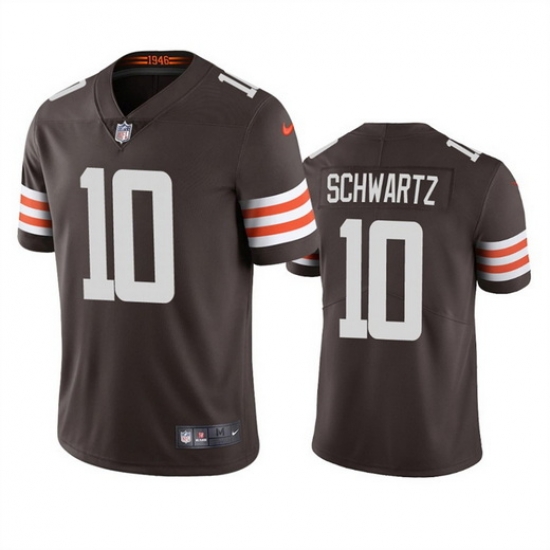 Men Cleveland Browns 10 Anthony Schwartz Tan Brown Vapor Untouchable Limited Stitched Jersey Men Cleveland Browns 10 Anthony Schwartz Tan Brown Vapor Untouchable Limited Stitched Jersey