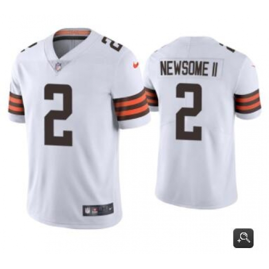 Men Cleveland Browns #2 Greg Newsome II White 2021 Vapor Untouchable Limited Stitched NFL Jersey Men Cleveland Browns #2 Greg Newsome II White 2021 Vapor Untouchable Limited Stitched NFL Jersey