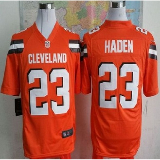 New Cleveland Browns #23 Joe Haden Orange Alternate Men Stitched NFL Game Jersey New Cleveland Browns #23 Joe Haden Orange Alternate Men Stitched NFL Game Jersey