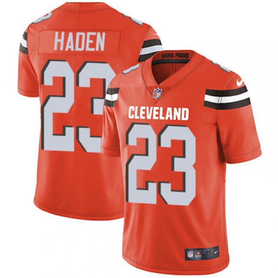Nike Browns #23 Joe Haden Orange Alternate Mens Stitched NFL Vapor Untouchable Limited Jersey Nike Browns #23 Joe Haden Orange Alternate Mens Stitched NFL Vapor Untouchable Limited Jersey