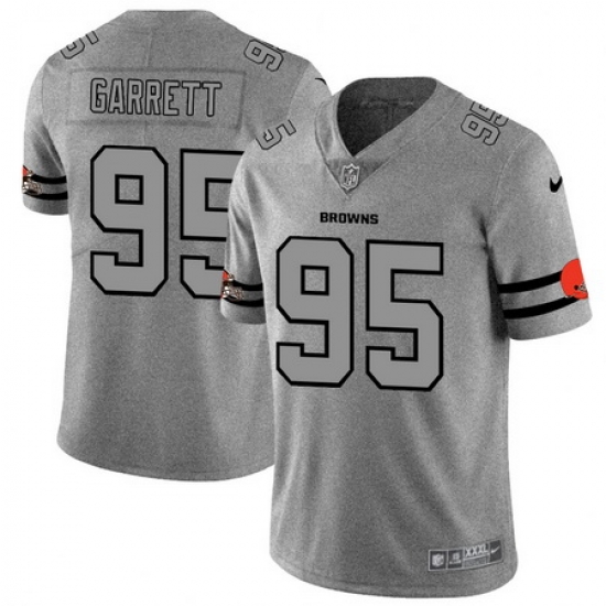 Nike Browns 95 Myles Garrett 2019 Gray Gridiron Gray Vapor Untouchable Limited Jersey Nike Browns 95 Myles Garrett 2019 Gray Gridiron Gray Vapor Untouchable Limited Jersey