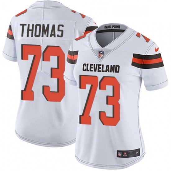 Womens Nike Cleveland Browns 73 Joe Thomas White Vapor Untouchable Limited Player NFL Jersey Womens Nike Cleveland Browns 73 Joe Thomas White Vapor Untouchable Limited Player NFL Jersey