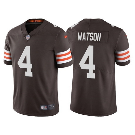 Youth Cleveland Browns 4 Deshaun Watson Brown Vapor Untouchable Limited Stitched Jersey Youth Cleveland Browns 4 Deshaun Watson Brown Vapor Untouchable Limited Stitched Jersey