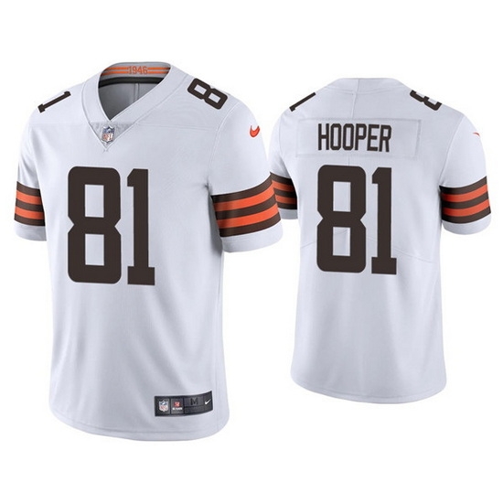 Youth Cleveland Browns 81 Austin Hooper White Vapor Untouchable Limited Stitched Jersey Youth Cleveland Browns 81 Austin Hooper White Vapor Untouchable Limited Stitched Jersey