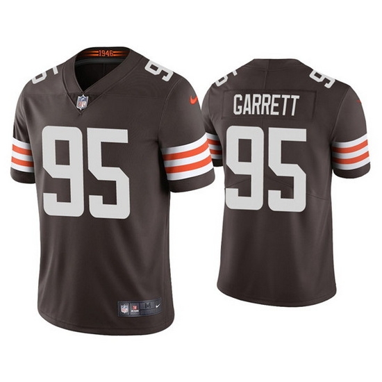 Youth Cleveland Browns 95 Myles Garrett Brown Vapor Untouchable Limited Stitched Jersey Youth Cleveland Browns 95 Myles Garrett Brown Vapor Untouchable Limited Stitched Jersey