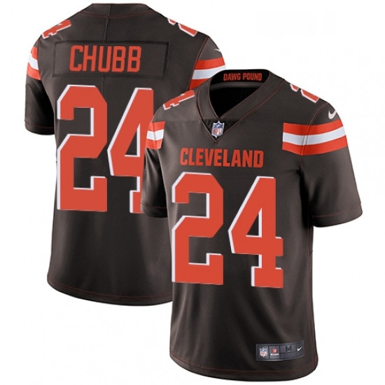 Youth Nike Cleveland Browns 24 Nick Chubb Brown Team Color Vapor Untouchable Limited Player NFL Jersey Youth Nike Cleveland Browns 24 Nick Chubb Brown Team Color Vapor Untouchable Limited Player NFL Jersey