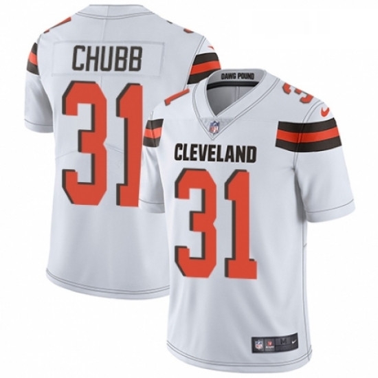 Youth Nike Cleveland Browns 31 Nick Chubb White Vapor Untouchable Limited Player NFL Jersey Youth Nike Cleveland Browns 31 Nick Chubb White Vapor Untouchable Limited Player NFL Jersey