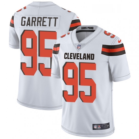 Youth Nike Cleveland Browns 95 Myles Garrett White Vapor Untouchable Limited Player NFL Jersey Youth Nike Cleveland Browns 95 Myles Garrett White Vapor Untouchable Limited Player NFL Jersey