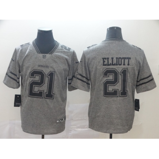 Cowboys 21 Ezekiel Elliott Gray Gridiron Gray Vapor Untouchable Limited Jersey Cowboys 21 Ezekiel Elliott Gray Gridiron Gray Vapor Untouchable Limited Jersey