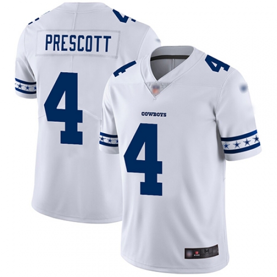 Cowboys 4 Dak Prescott White Mens Stitched Football Limited Team Logo Fashion Jersey Cowboys 4 Dak Prescott White Mens Stitched Football Limited Team Logo Fashion Jersey
