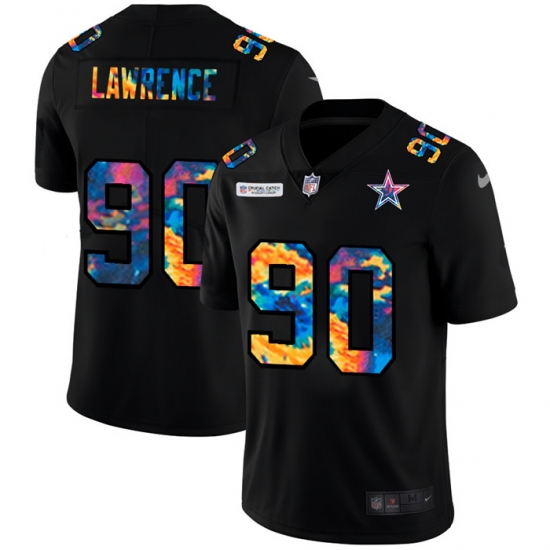 Dallas Cowboys 90 Demarcus Lawrence Men Nike Multi Color Black 2020 NFL Crucial Catch Vapor Untouchable Limited Jersey Dallas Cowboys 90 Demarcus Lawrence Men Nike Multi Color Black 2020 NFL Crucial Catch Vapor Untouchable Limited Jersey