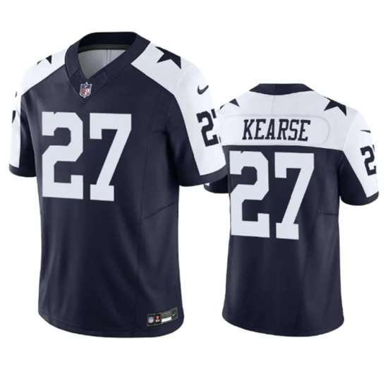 Men Dallas Cowboys 27 Jayron Kearse Navy 2023 F U S E Vapor Limited Stitched Football Jersey Men Dallas Cowboys 27 Jayron Kearse Navy 2023 F U S E Vapor Limited Stitched Football Jersey