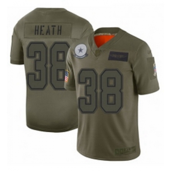 Men Dallas Cowboys 38 Jeff Heath Limited Camo 2019 Salute to Service Football Jersey Men Dallas Cowboys 38 Jeff Heath Limited Camo 2019 Salute to Service Football Jersey