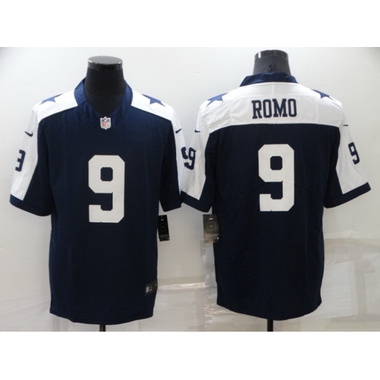 Men Dallas Cowboys 9 Tony Romo Navy White Stitched Jersey Men Dallas Cowboys 9 Tony Romo Navy White Stitched Jersey