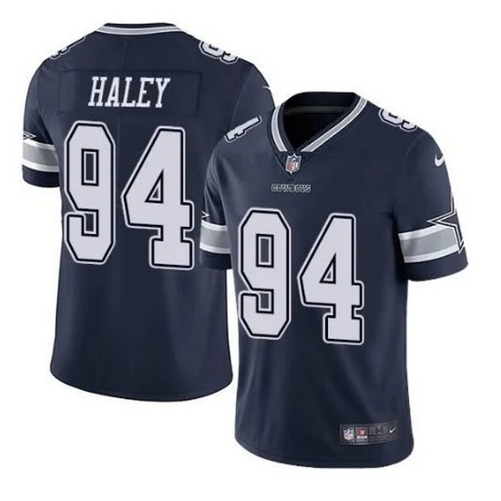Men Dallas Cowboys 94 Charles Haley Navy Vapor Untouchable Limited Stitched Jerse Men Dallas Cowboys 94 Charles Haley Navy Vapor Untouchable Limited Stitched Jerse