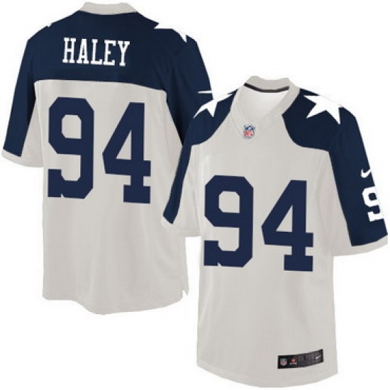 Men Dallas Cowboys #94 Charles Haley White Thanksgiving Retired Player NFL Nike Game Jersey Men Dallas Cowboys #94 Charles Haley White Thanksgiving Retired Player NFL Nike Game Jersey