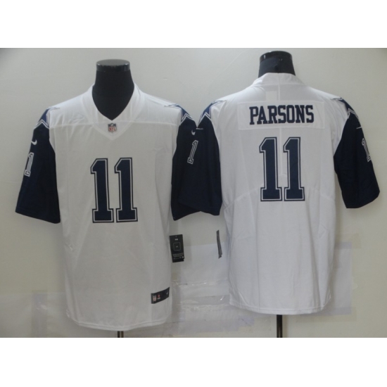 Men Dallas Cowboys Micah Parsons 11 Nike White 2021 Throwback Limited Jersey Men Dallas Cowboys Micah Parsons 11 Nike White 2021 Throwback Limited Jersey