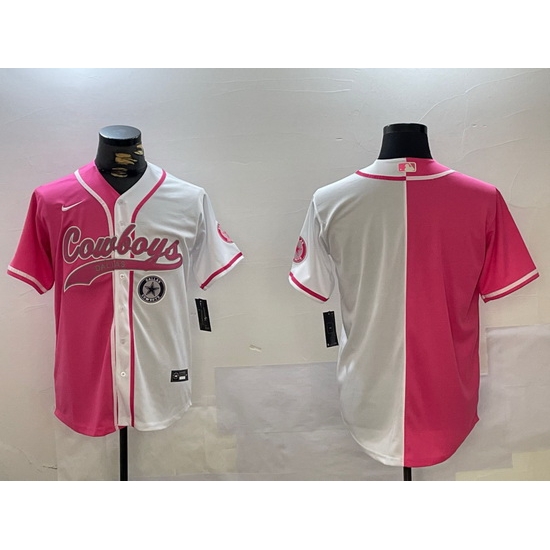 Men Dallas Cowboys big logo Red White With Patch Cool Base Stitched Baseball Jersey 15 Men Dallas Cowboys big logo Red White With Patch Cool Base Stitched Baseball Jersey 15