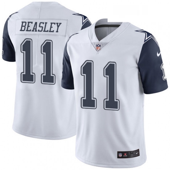 Mens Nike Dallas Cowboys 11 Cole Beasley Limited White Rush Vapor Untouchable NFL Jersey Mens Nike Dallas Cowboys 11 Cole Beasley Limited White Rush Vapor Untouchable NFL Jersey