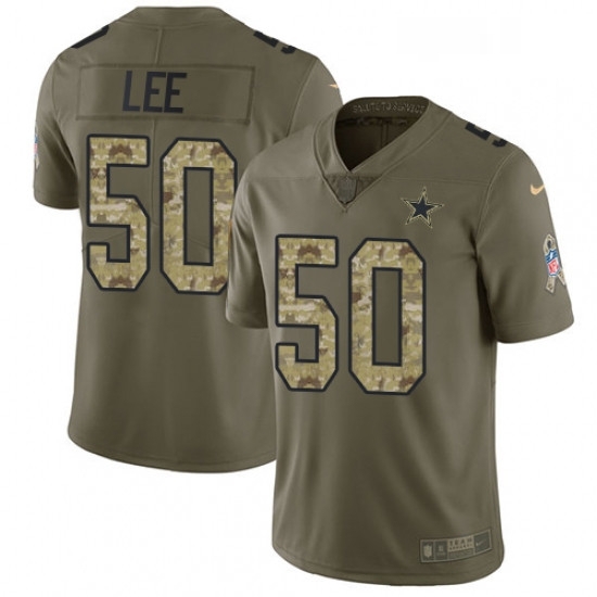 Mens Nike Dallas Cowboys 50 Sean Lee Limited OliveCamo 2017 Salute to Service NFL Jersey Mens Nike Dallas Cowboys 50 Sean Lee Limited OliveCamo 2017 Salute to Service NFL Jersey