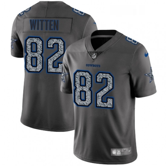 Mens Nike Dallas Cowboys 82 Jason Witten Gray Static Vapor Untouchable Limited NFL Jersey Mens Nike Dallas Cowboys 82 Jason Witten Gray Static Vapor Untouchable Limited NFL Jersey