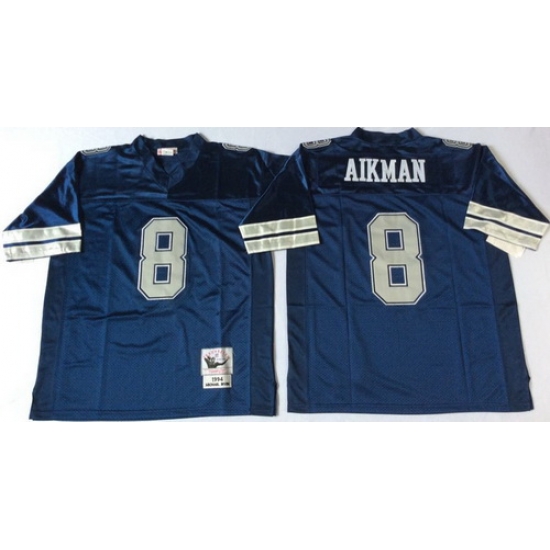 Mitchell Ness cowboys #8 Throwback Stitched NFL Jerseys Mitchell Ness cowboys #8 Throwback Stitched NFL Jerseys