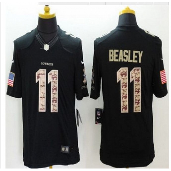 New Dallas Cowboys #11 Cole Beasley Black Men's Stitched NFL Limited Salute to Service Jersey New Dallas Cowboys #11 Cole Beasley Black Men's Stitched NFL Limited Salute to Service Jersey