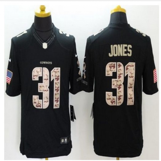 New Dallas Cowboys #31 Byron Jones Black Men's Stitched NFL Limited Salute to Service Jersey New Dallas Cowboys #31 Byron Jones Black Men's Stitched NFL Limited Salute to Service Jersey